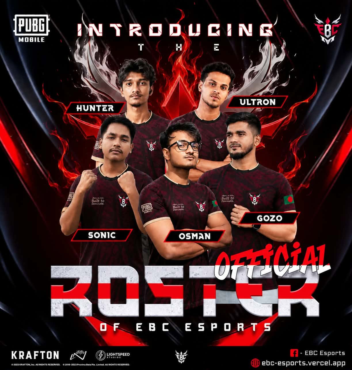 EBC Esports Official Roster